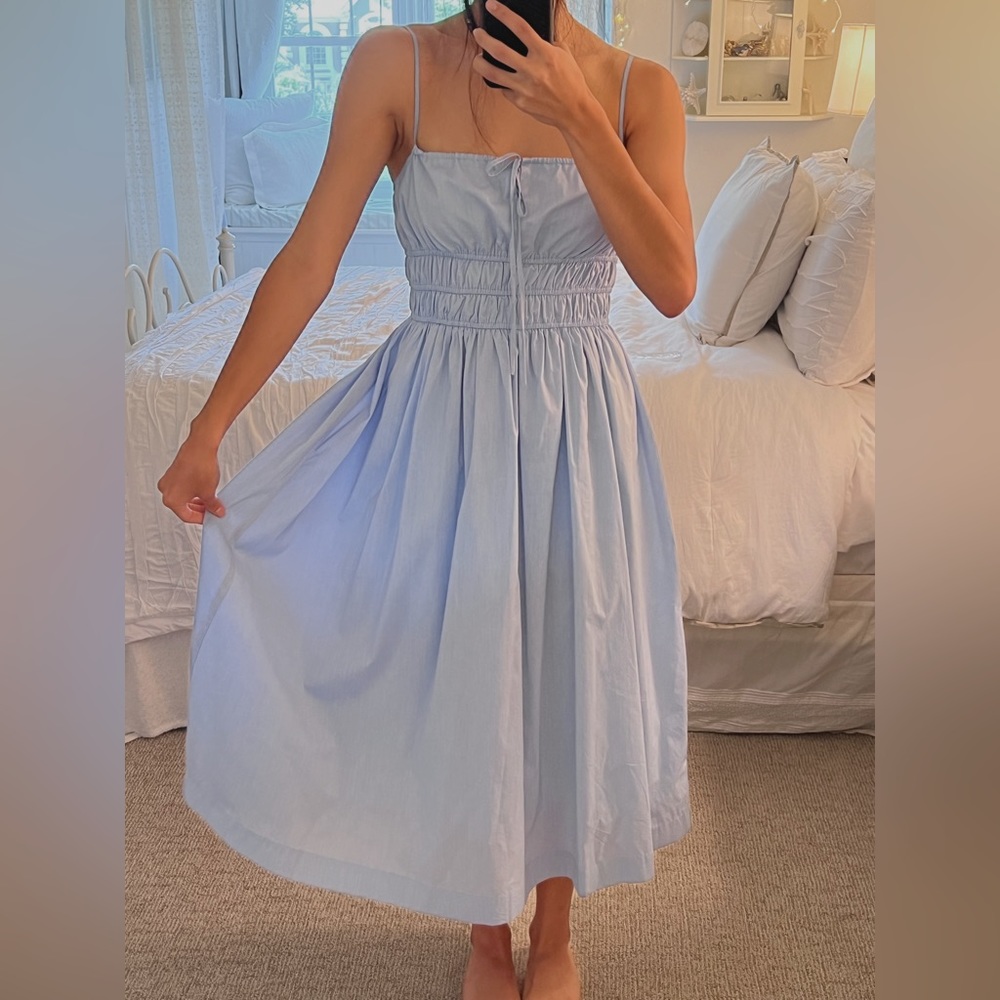 Anthropologie Blue Midi